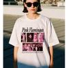 Rosa Flamingos Grafik T-Shirt Göttlich John Waters Kultfilm Shirt Sommer Unisex Locker und Atmungsaktiv Baumwolle Kurzarm Top Heiß