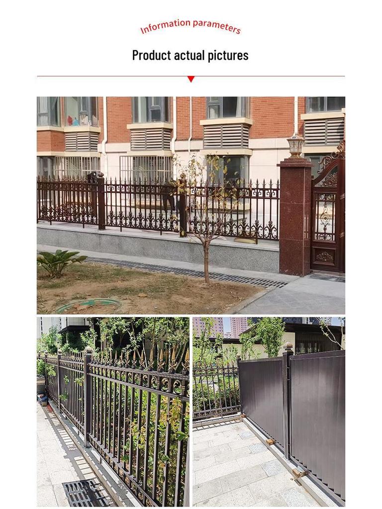 Aluminium-Kunstgeländer für Hof und Balkon