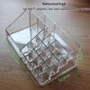 Large Transparent Jewelry Storage Box with Multi-Compartment Display for Necklaces, Earrings, Lipsticks, and Studs