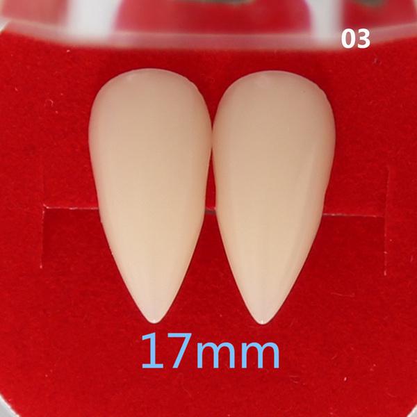 Clown Dress Vampire Teeth Halloween Party Dentures Props Zombie Devil Fangs Tooth With Dental Gum