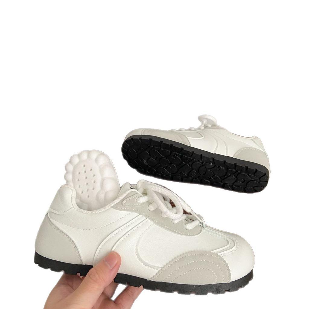 Pink German Training Shoes Female Ugly Cute Spring New Ins Niche Round Head Sports Forrest Gump