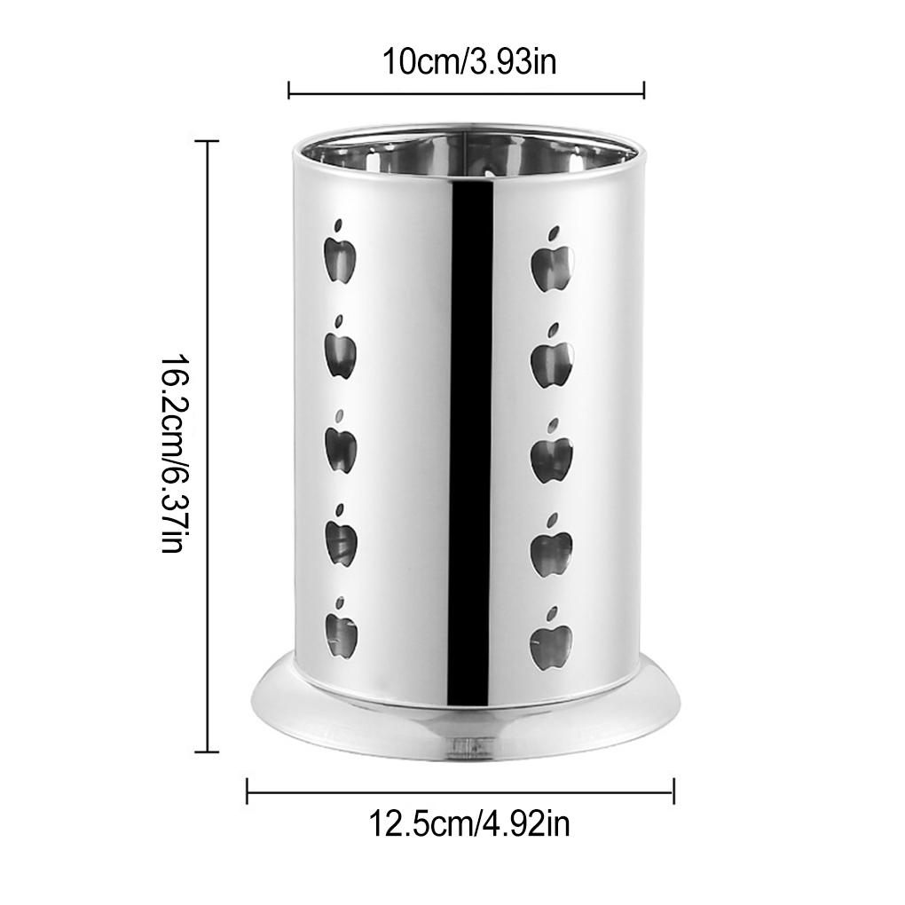 Edelstahl Küchen Essstäbchen Aufbewahrungsgestell Leicht zu Reinigen und Rostbeständig Essstäbchen Organizer