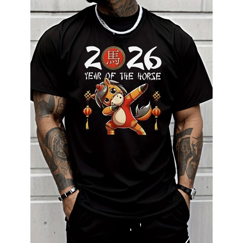 

European sizes Short Sleeve Men S Fashion Casual Trendy Graphic T-Shirt 4XL чорний