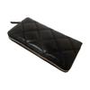Tory Burch Willa Metal Logo Surround Zip Leather Wallet Women wallet Black 159228-001