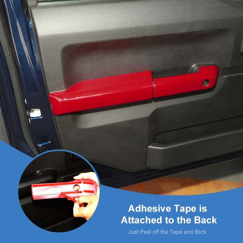 ABS Dveře Vnitřní Loketní Opěrka Panel Dekorace Kryt Nálepka Vhodné Pro Suzuki Jimny 2019 Nahoru 4dveřová Verze Interiérové Doplňky