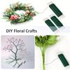35-meter green floral wire, specifically for wreath making, flexible braided wire, suitable for flower shop decoration