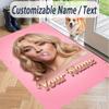 Custom Text Sabrina Carpenter Pattern Floor Rug Soft Indoor Carpet Mat Living Room Bedroom