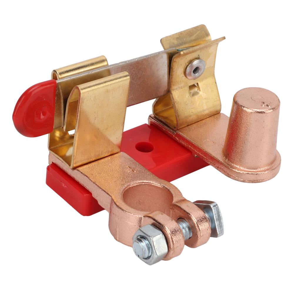 Top Post Positive Battery Disconnect Switch Brass Power Cutoff Switch for Car Boat RV ATV