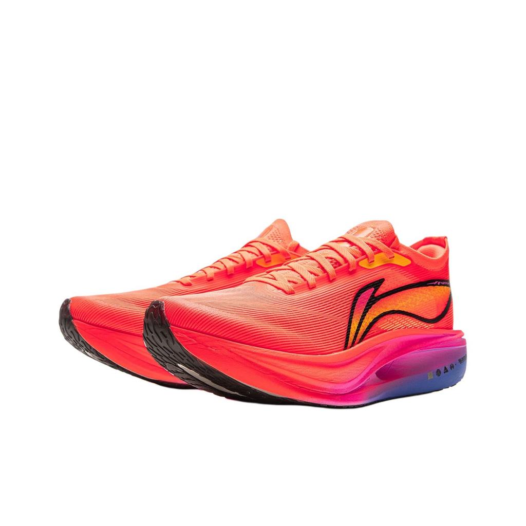 Li Ning Feidian 5 Elite Ultra Lehká Technologie Karbonová Deska Běžecké Boty Unisex Běžecké Boty Fluorescenční-Plamenově-Oranžová ARMV003-25
