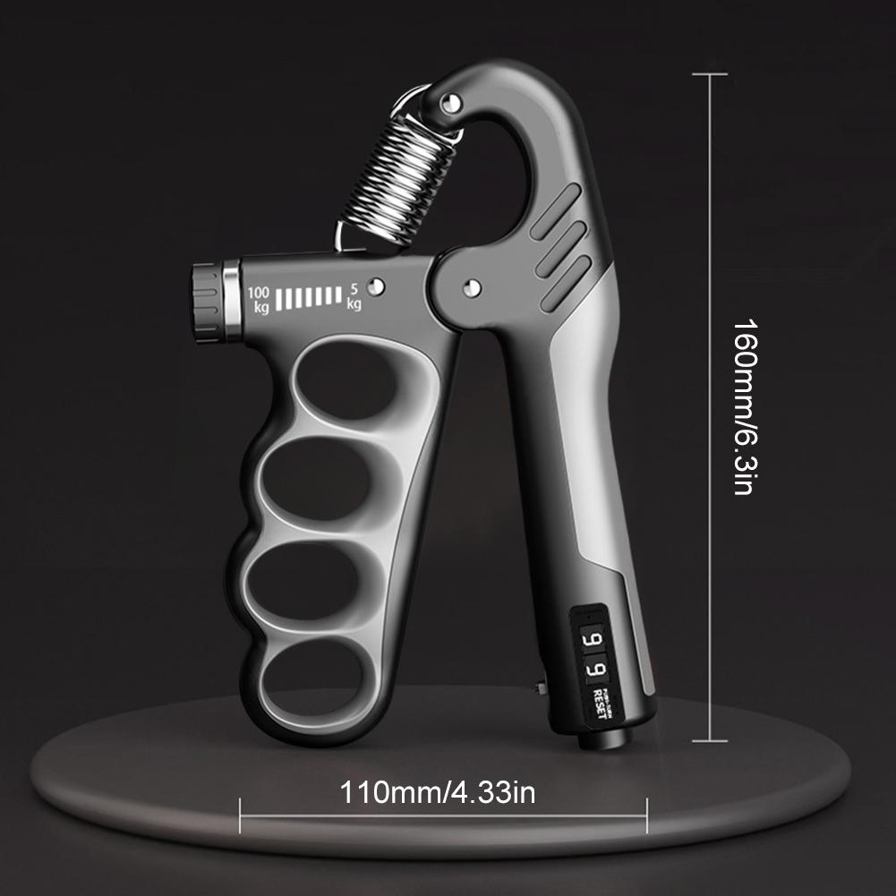 5-100kg Grip Strength Trainer Adjustable Fingers Exerciser Muscle Enhancement Trainer Portable Fitness Hand Grip Strengthener