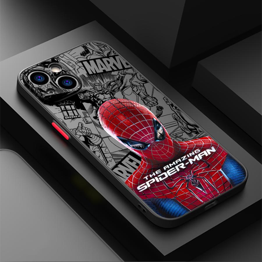 Marvels Spider-Man Groot Rückseite Handyhülle Case für iPhone 17 Pro Max XS XR 16 Plus 7 8 SE Air 11 17e 15 14 13 Mini 12