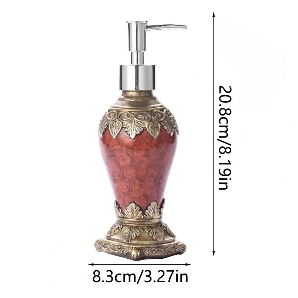 Proof Pump Retro Agate Soap Dispenser Refillable Hand Soap Jar Resin Bath Lotion Container Kitchen