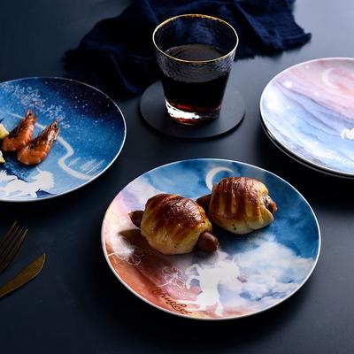 Osobowość twórcza Star Plate Ceramiczny talerz do steków Talerz sałatkowy Talerz na owoce Zastawa stołowa Materiały kuchenne