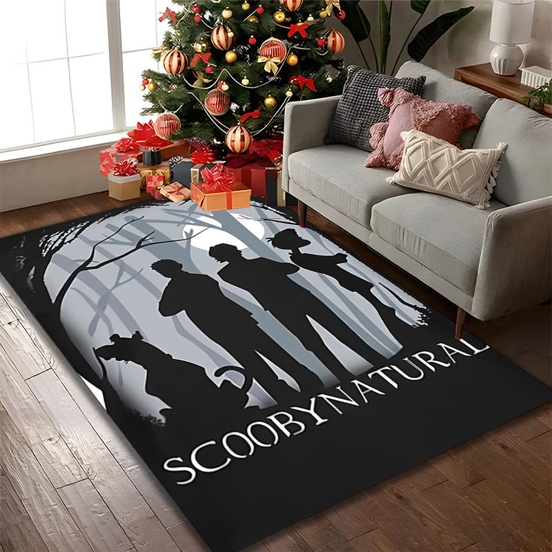 1pc Area Rug Appropriate for Office, SCOOBY-DOO Carpet, Versatile Printed Chair Rug, Durable Home Sofa Carpet
