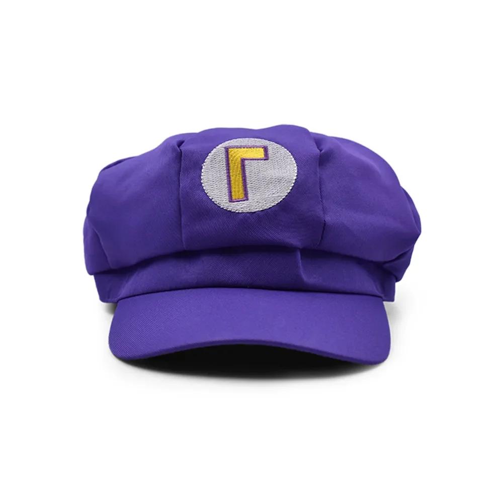 Super Luigi Bors Cosplay Anime Hat Kawaii Colorful Cap Halloween Party Costume Accessory Ideal Christmas Gift