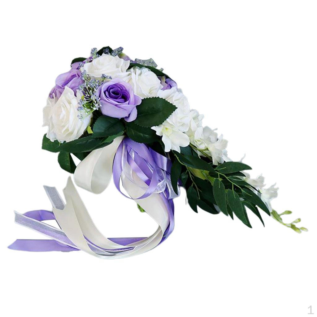 Silk Floral Bouquet for Weddings