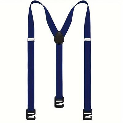 2.5Cm Width Men'S Suspenders  Creative 3 Hooks Suspenders Man Pants Casual Mens Trouser Suspenders  Adjustable Brace