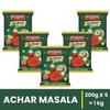 Pushp Brand Achar Lemon, Ginger, Fresh Masala Pouch 200Gm Pack (Pack Of 5)
