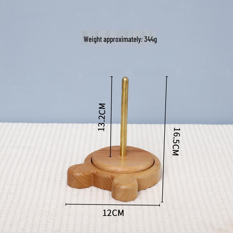 Buche Holz Drehbarer Garn- und Häkelwickler