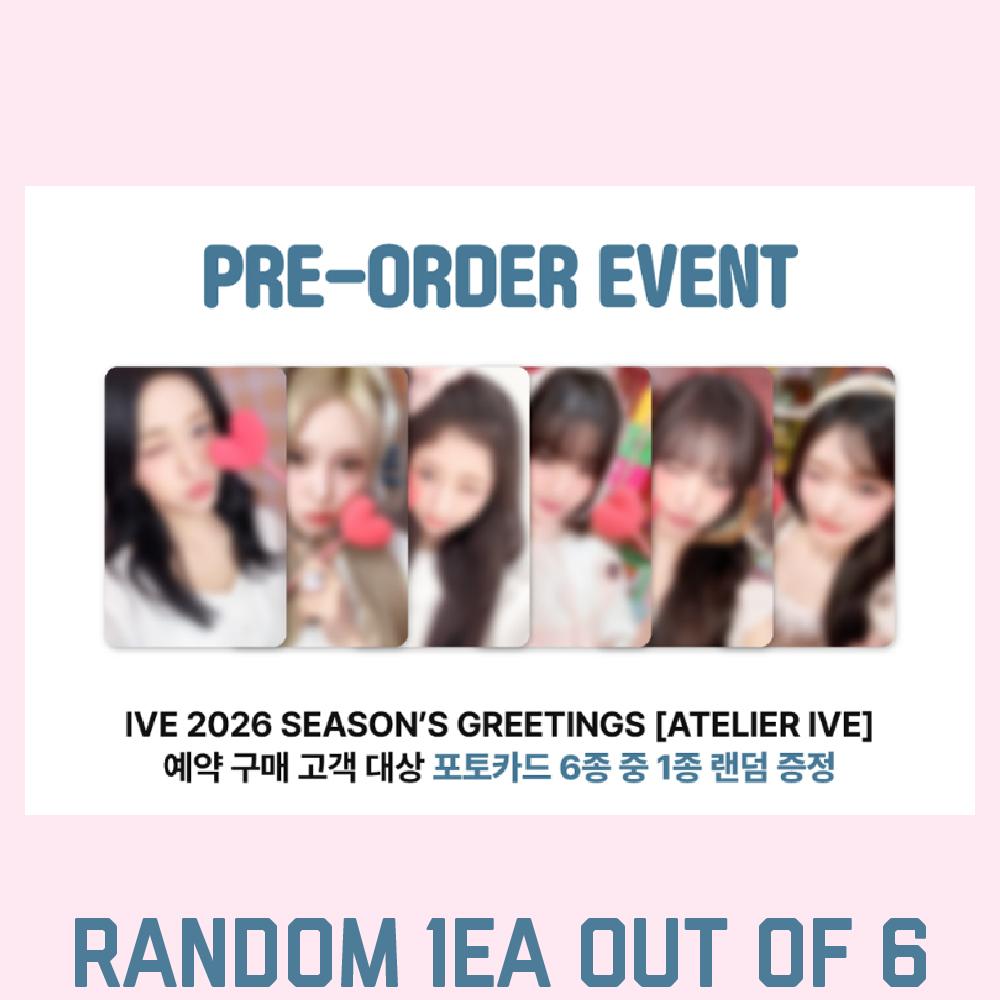 Pre-order IVE 2026 Season's Greetings ATELIER IVE & SHOP POB