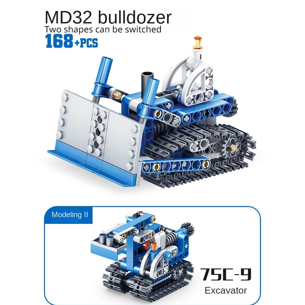 

KAZI1010 механические строительные блоки, инженерный экскаватор, грузовик, детские развивающие игрушки, собранные строительные блоки 7