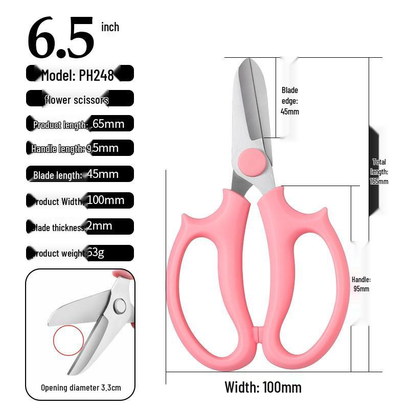 

Флористические секаторы из нержавеющей стали: Ножницы для роз, веток и цветов, многофункциональные садовые инструменты