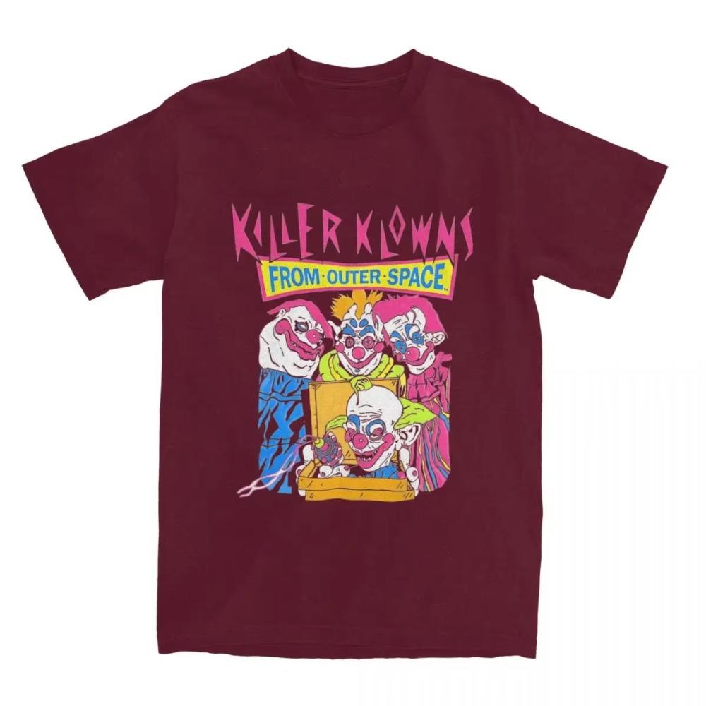 

Футболка с аксессуарами Клоуны-убийцы из космоса в коробке для пиццы, мужская, женская, новинка, летняя XXXXXL коричневый