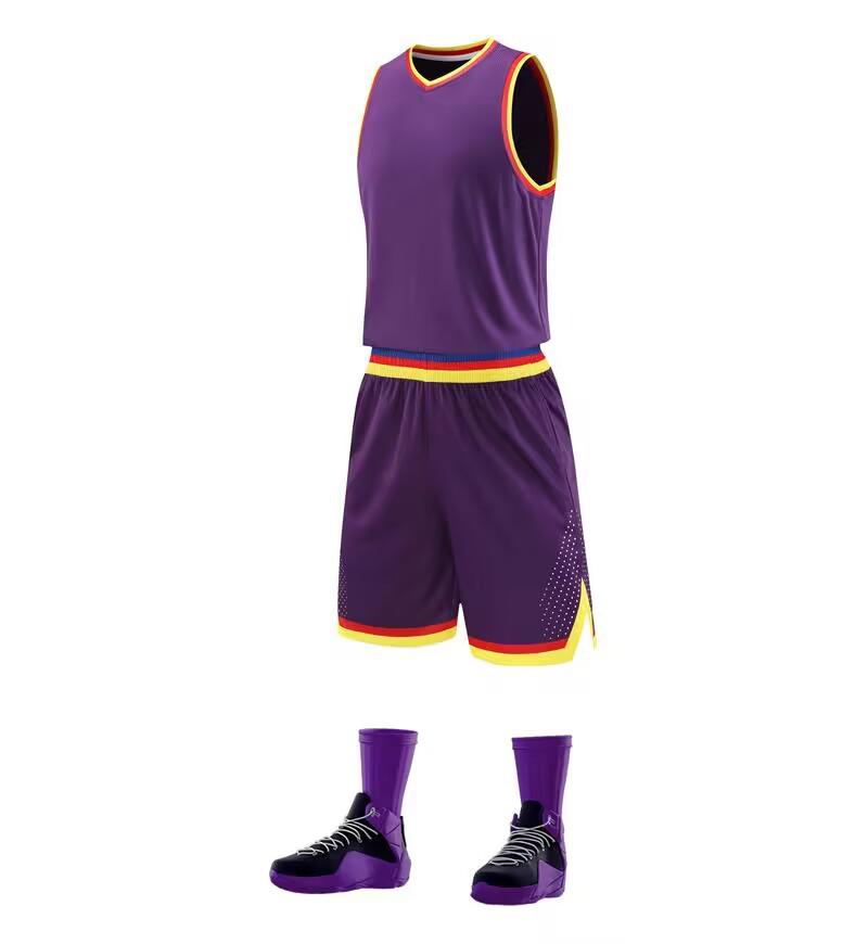 Men's Adult Basketball Uniform Set - Sports Training & Competition Jerseys