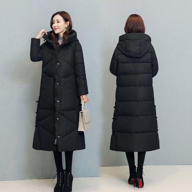 WOmen Hooded Jackets Long Outerwear Female Parkas Base Coats Women Cotton Thick Casual