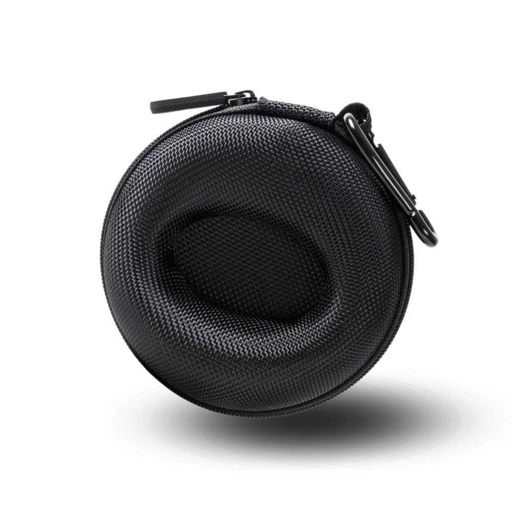 JP Number Wristwatch Case Portable Storage 50mm Single Use Carabiner Cushion (Black)