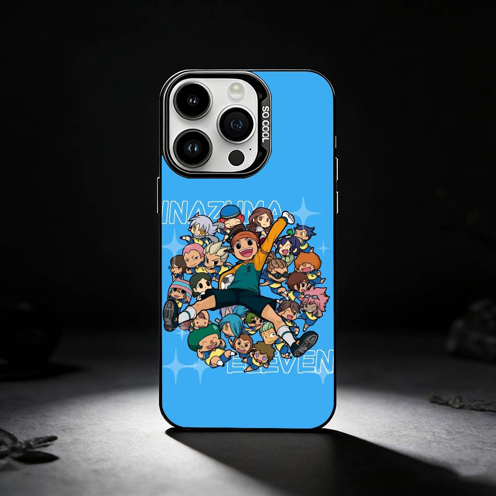 Football I-InazumaS Eleven 11 Phone Case For iPhone 17,16,15,14,13,12,11 Plus,Pro Max,XS,Colored silver phone case