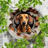 Whimsical Dachshund Metal Wall Art Vintage Home Decor Gift