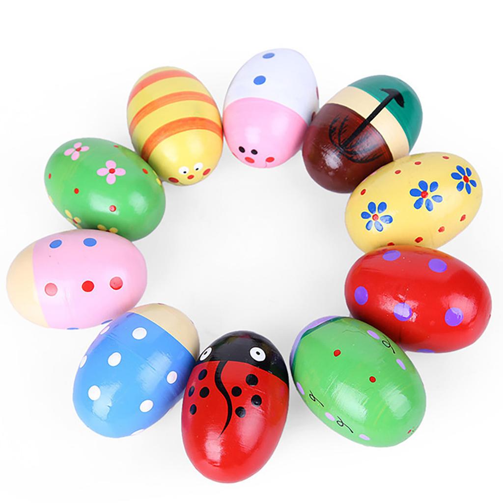Maracas Egg Shakers Colorful Animinal Shape Hand Percussion Musical Instrument Toy for Kids