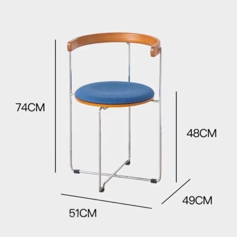Foldable Dining Chair Minimalist Solid Wood Chairs Portable with Backrest Makeup Chair Nordic Relax Chairs Kitchen Furniture