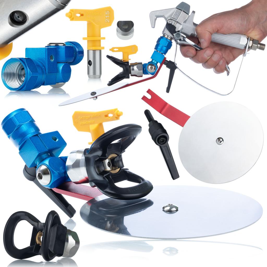 Rosfix Agregat Malarski Red Strong Storm 1100 RSS05 – 3500W, 22MPA, 18L/min | Zestaw Akcesoriów MEGA PACK | Profesjonalne Malowanie