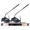 Wireless Dual Microphone Kit: KTV Singing, U Band Receiver, Infrared Frequency, Karaoke Home, Headset & Lavalier.