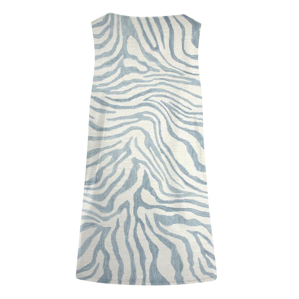 Damen Sommer Casual V-Ausschnitt Bedrucktes ärmelloses, lockeres T-Shirt Tanktops