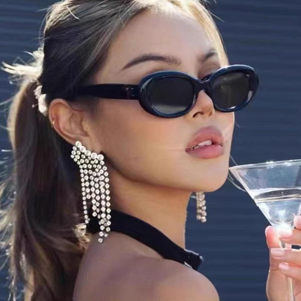 2pc Fashion Women's Sunglasses Retro Cat's Eye Sunglasses UV Sunglasses Online Celebrity Street Fashion Sunglasses