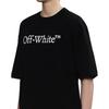 Off-White Big Bookish Skate Tee Black/White Men Tops OMAA120C99JER0081001