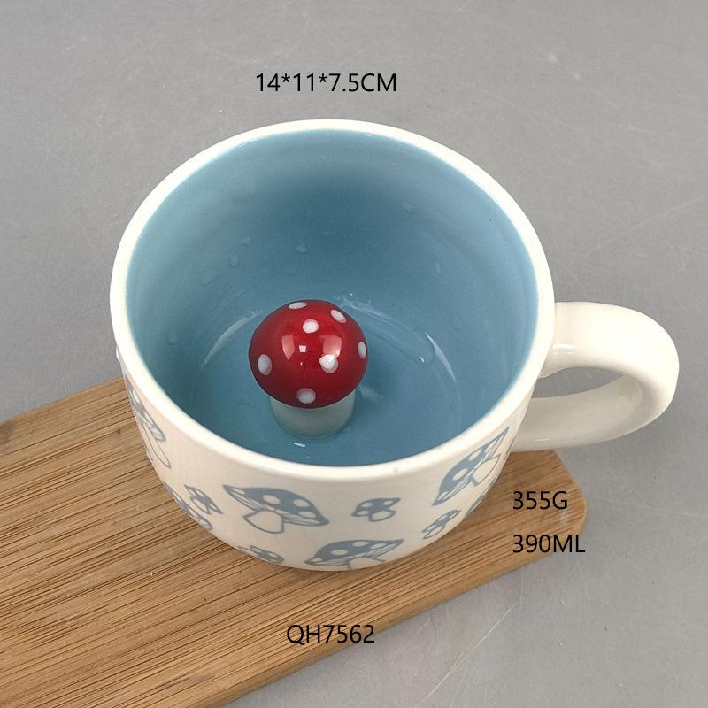 Uroczy Kreskówkowy Ceramiczny Kubek na Wodę Kubek 3D Dinozaur Zielony Kubek do Kawy Kreatywny Kubek Dinozaur