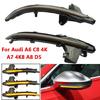 LED Dynamic Turn Signal Light Rear View Side Mirror Indicator For A6 A7 A8 C8 S6