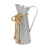 62KD Vintage Metal Pitcher Vases Shabby Iron Flower Holders Farmhouses Table Decors