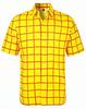 Fashion Men's Short Sleeve Shirt Casual Plaid Color Summer 3D Printed Lapel Shirt New  Fashion Casual Men's Clothing Unisex Tops