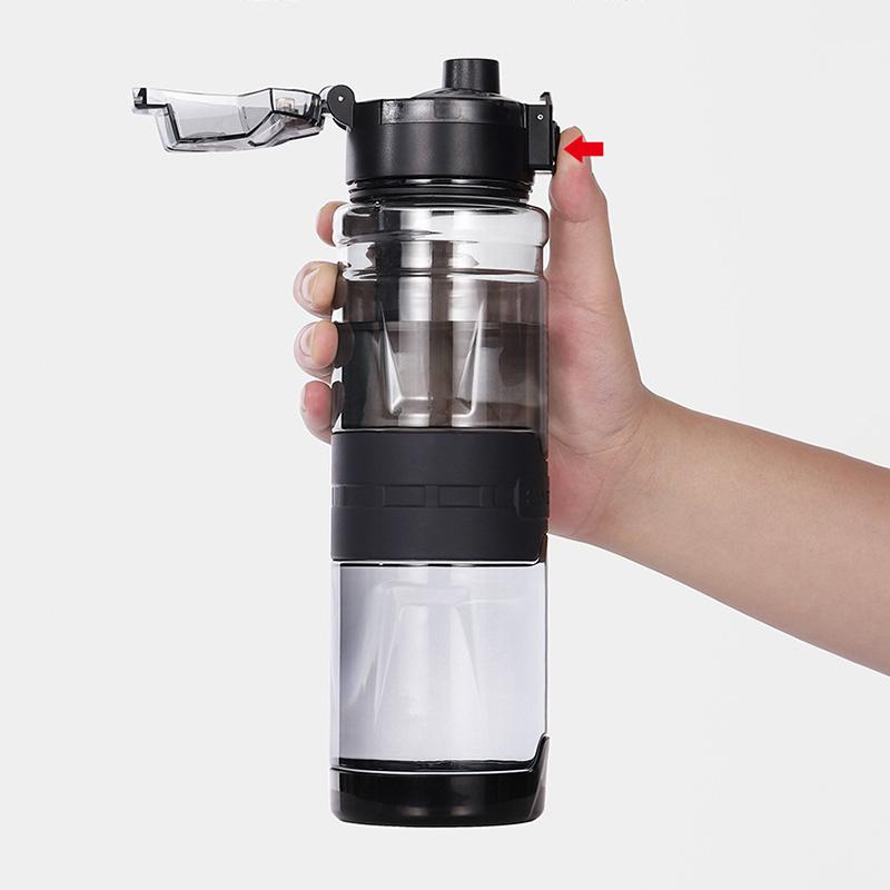 700/1000ML Butelka na Wodę Bez BPA Outdoor Siłownia Fitness Sportowe Butelki na Wodę Przenośna Ekologiczna Plastikowa Butelka do Picia