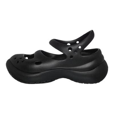 Zuecos Casuales Cómodos para Mujer Negros