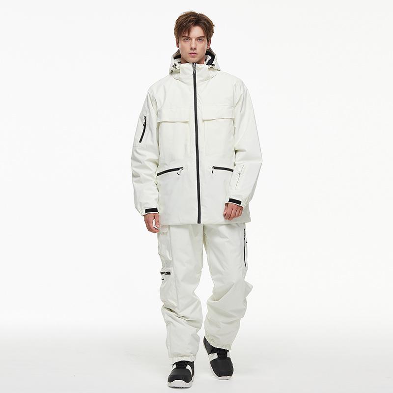 

Мужской и женский комплект лыжного костюма 2024-2025: Ветрозащитный, Водонепроницаемый, Теплый. XXL