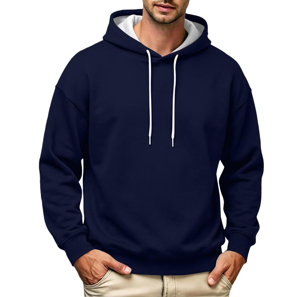 Men's Casual Winter Hoodie Sweatshirt for Everyday Wear