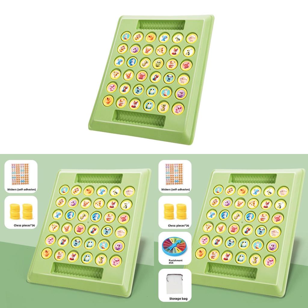 Jeu de Mémoire Flip Battle Pour Enfants Avec Motifs Dessinés Pour le Jeu Parent-Enfant