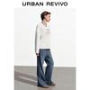 UR 2025 Autumn Retro Washed Flare Jeans