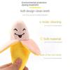 A Yellow Imitation Fruit Banana Plush Sound Toy Designed for Cats and Dogs Suitable Designed for Indoor and Outdoor Play Chewing Toys and Supplies